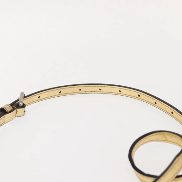 GUCCI GUCCY Print GUCCIxSEGA Bag Leather Gold Silver 511189 Auth bs30126 - Picture 9 of 16